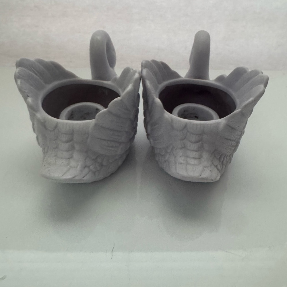 Vintage Beacon Hill Ceramic Swan Candle Holders - Picture 4 of 10